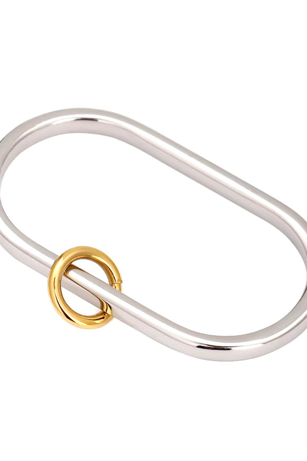 Inel dublu din metal mixt