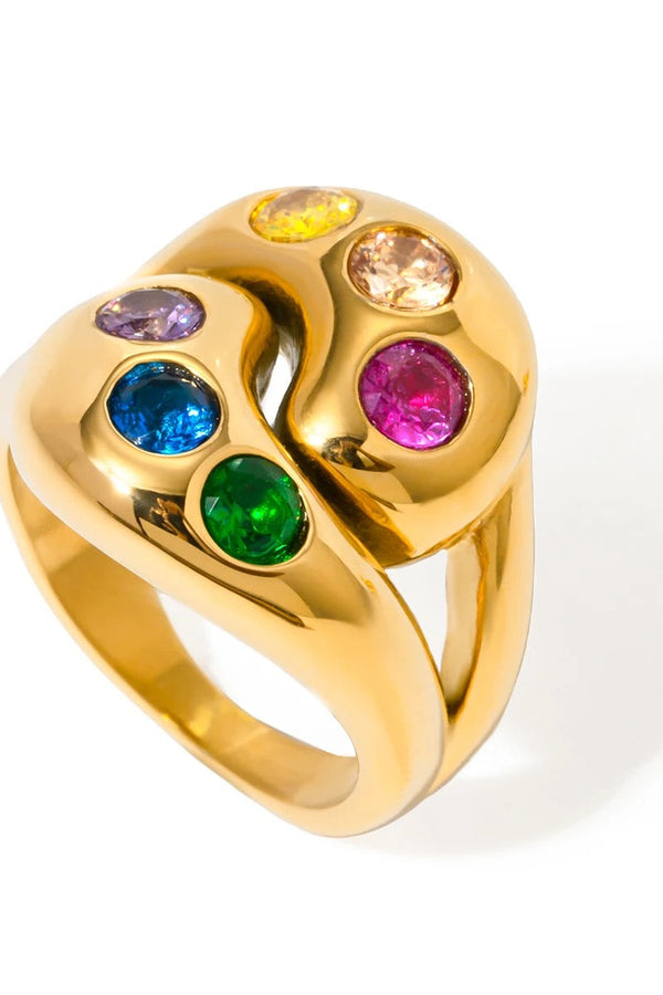 Inel cu piatră prețioasă Colour Splash