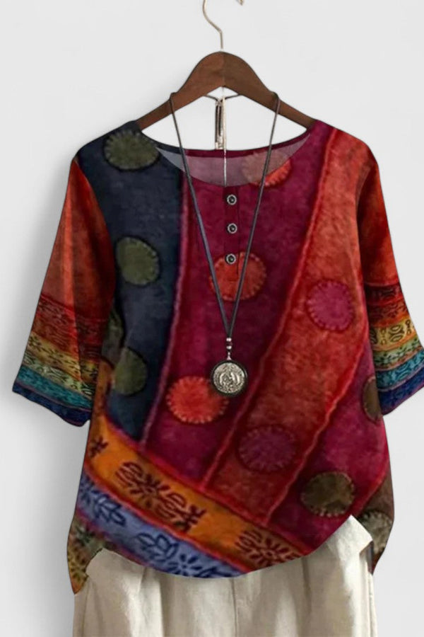 Auralie | Bluza Boho Elegantă