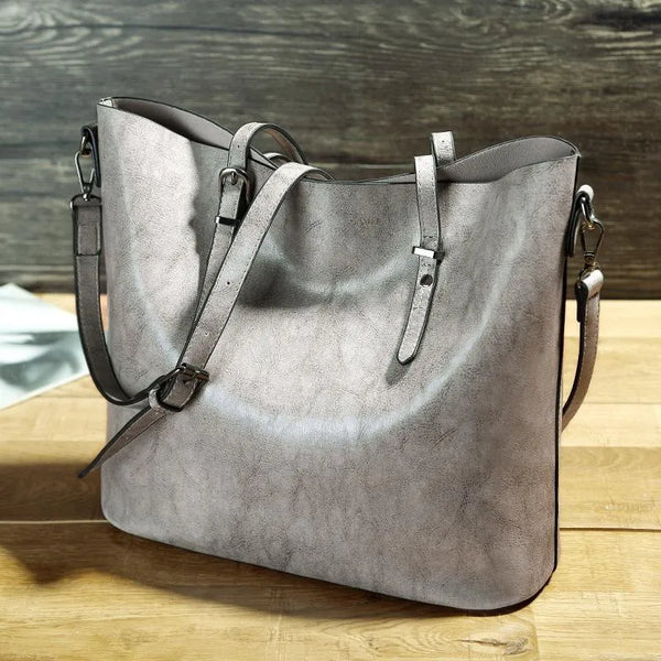NICOLE™ | Geantă Vintage de Umăr din Piele Ecologică