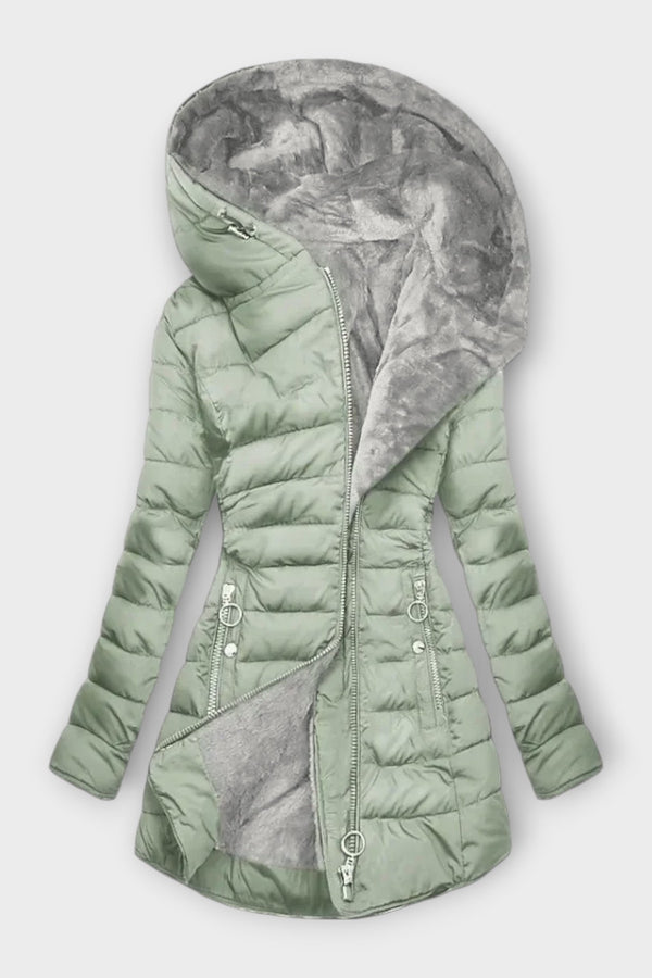 Kori - Palton Căptușit cu Blană Confortabilă