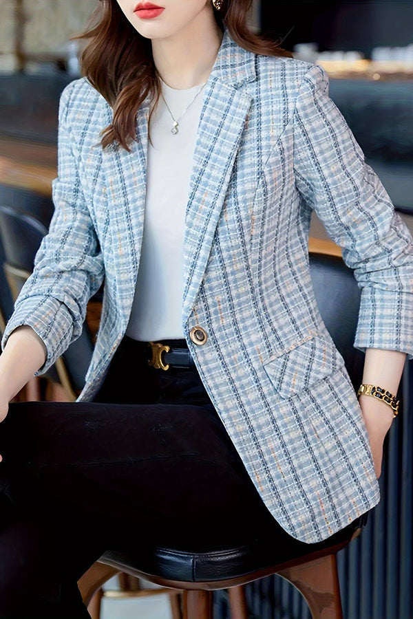 Madison™ - Sacou Elegant în Carouri