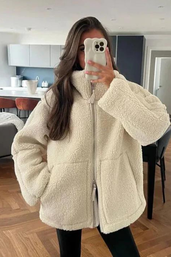 Penelope - Geacă Teddy Puffer Confortabilă