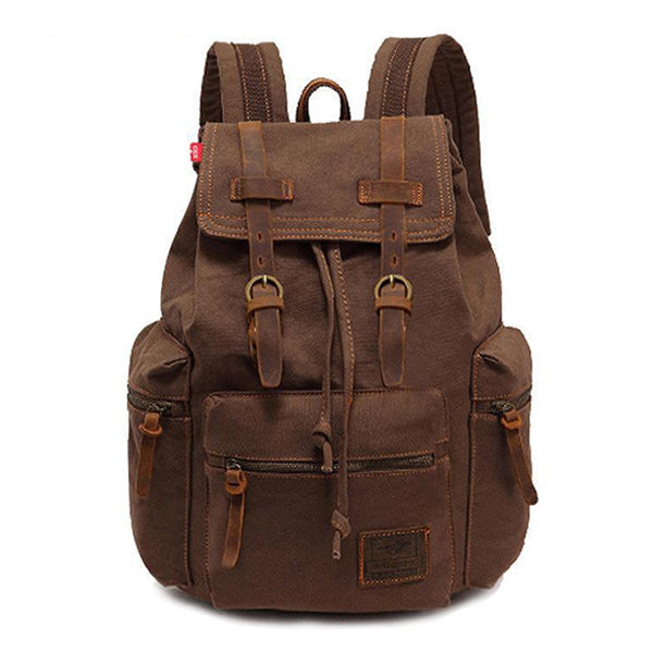 Jackson™ - Rucsac vintage cu clapetă și buzunare multiple