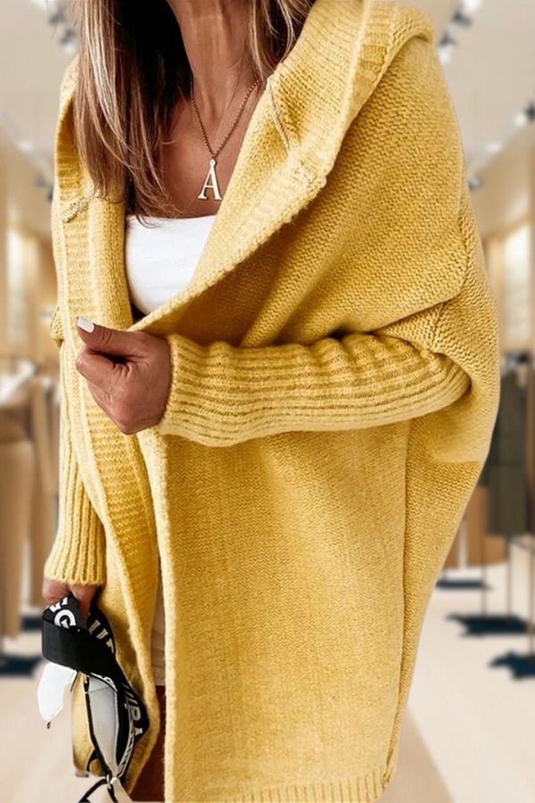 Destiny - Cardigan confortabil supradimensionat cu glugă