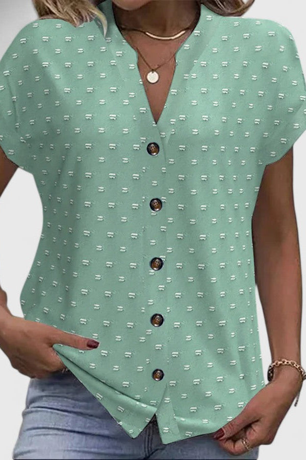 Miles | Tricou confortabil cu decolteu în V