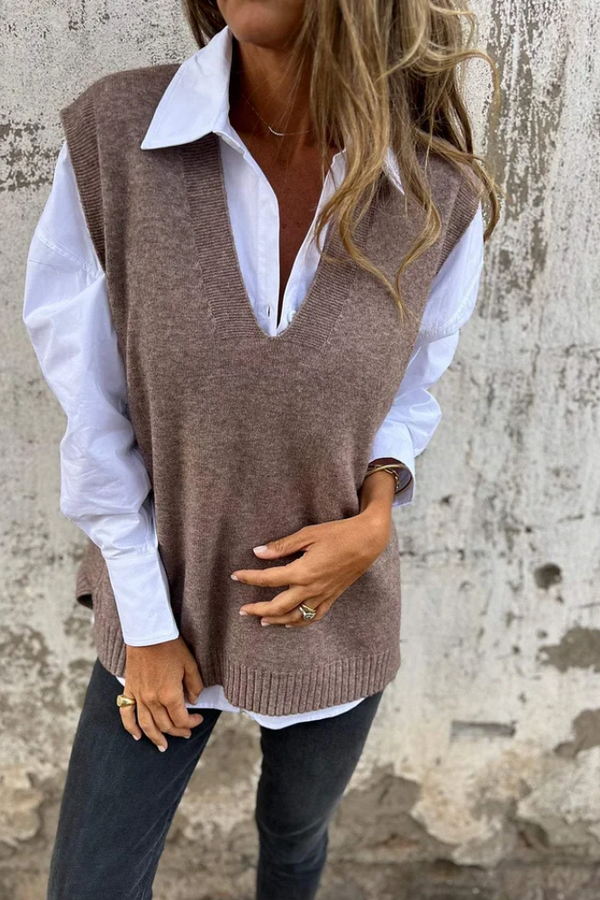 Rianna | Vestă tricotată