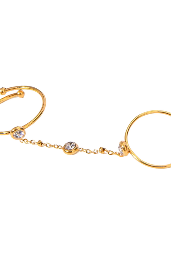 Inel cu lanț Gold Nova