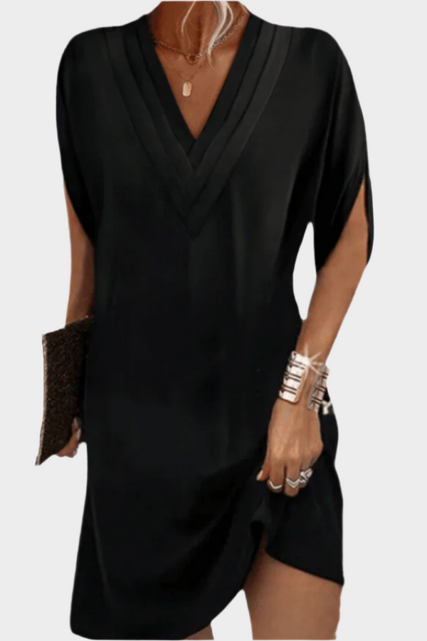 Rochie elegantă cu croială shift