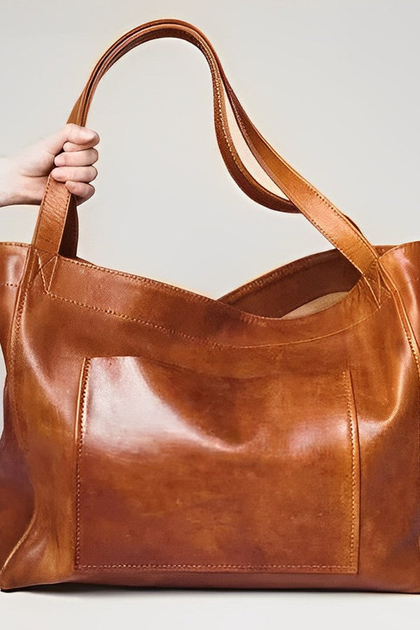 Amelia™ - Geantă Vintage de Umăr din Piele
