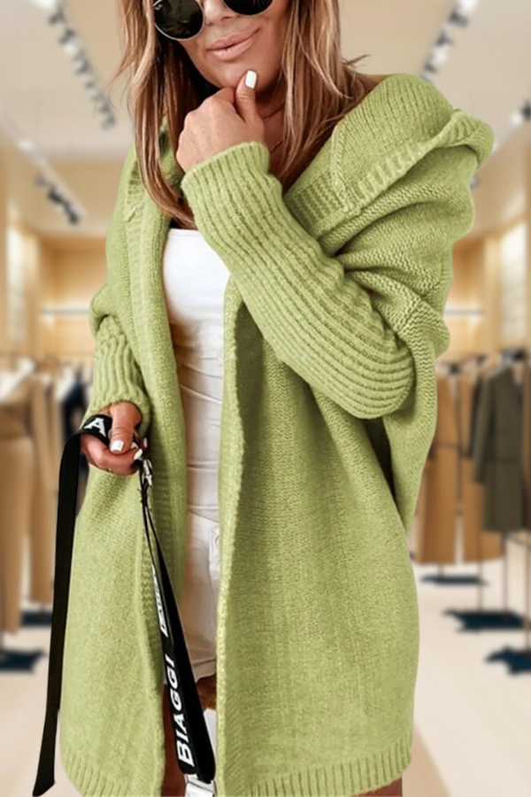 Destiny - Cardigan confortabil supradimensionat cu glugă