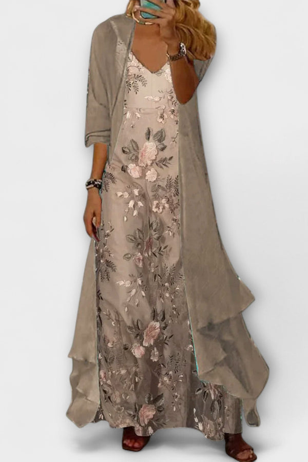 Bryleigh | Set elegant de rochie maxi în două piese