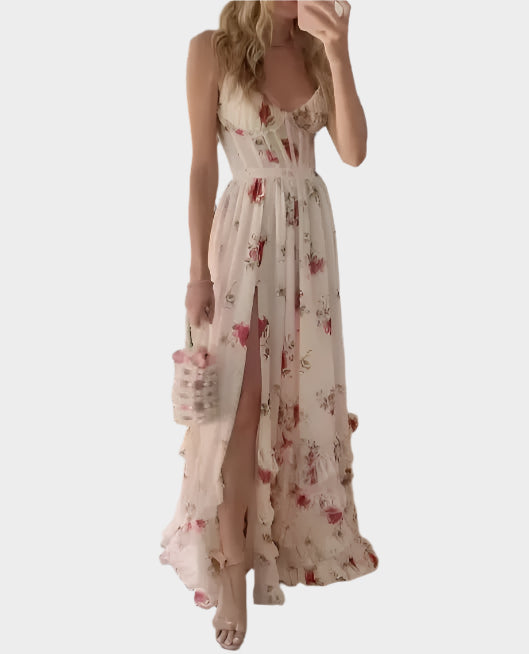 Rochie florală aerisită