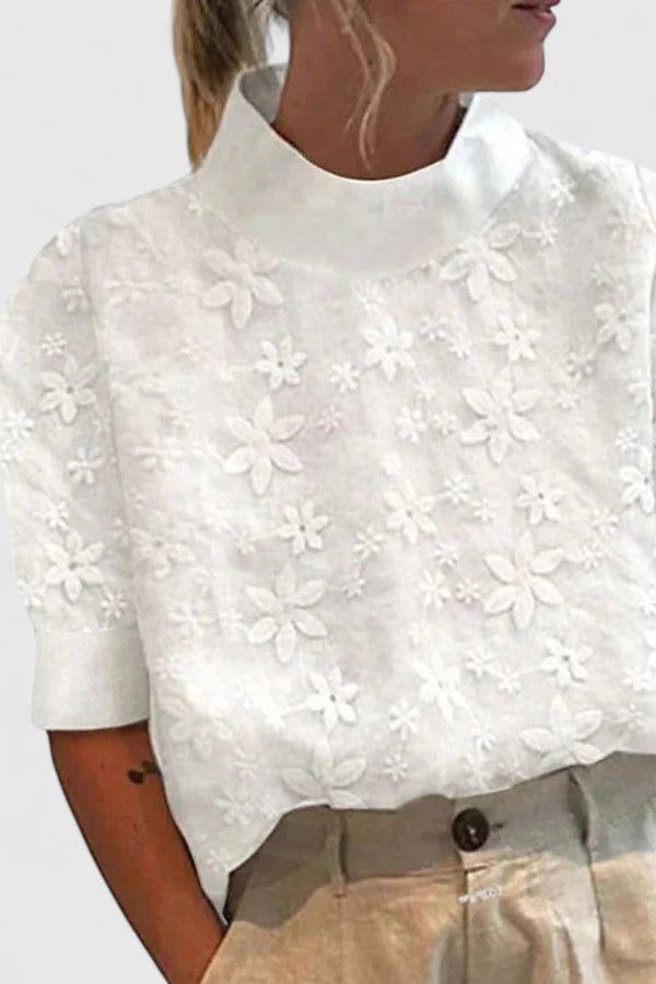 Sonelita™ | Bluza elegantă cu guler în picioare