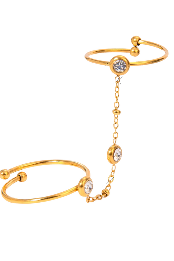 Inel cu lanț Gold Nova