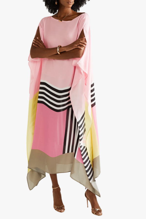 Rilinda | Kaftan elegant cu imprimeu geometric