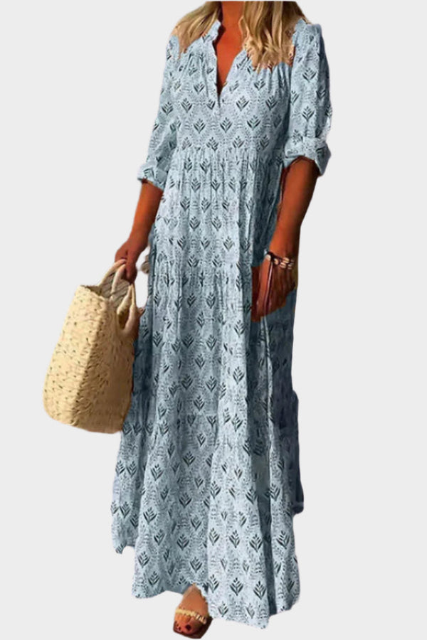 Rochie lungă romantică cu stil