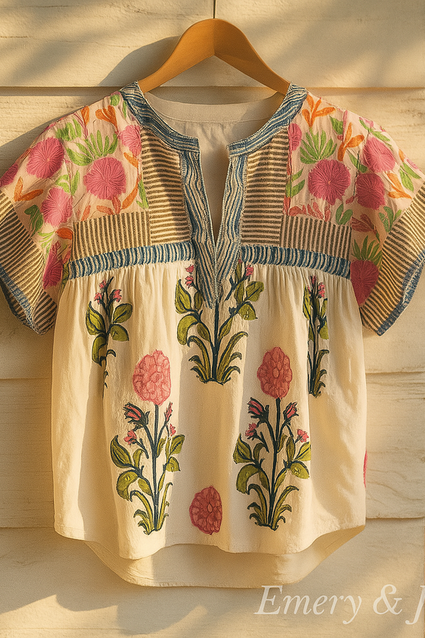 Cloe | Bluza Boemă Elegantă