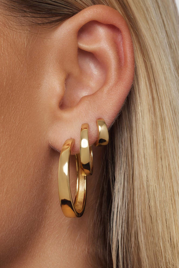 Cercei statement Gia | Aur
