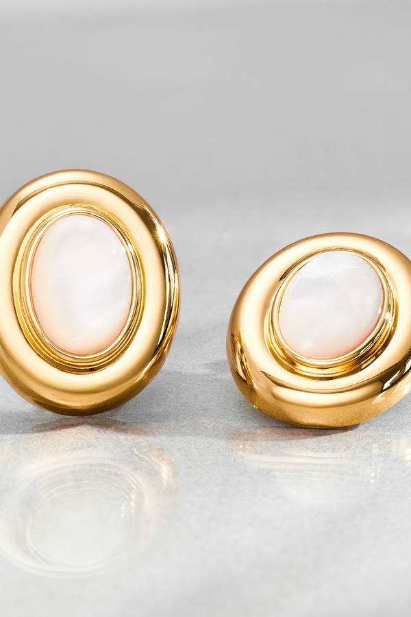 Cercei Giselle cu Perle | Aur