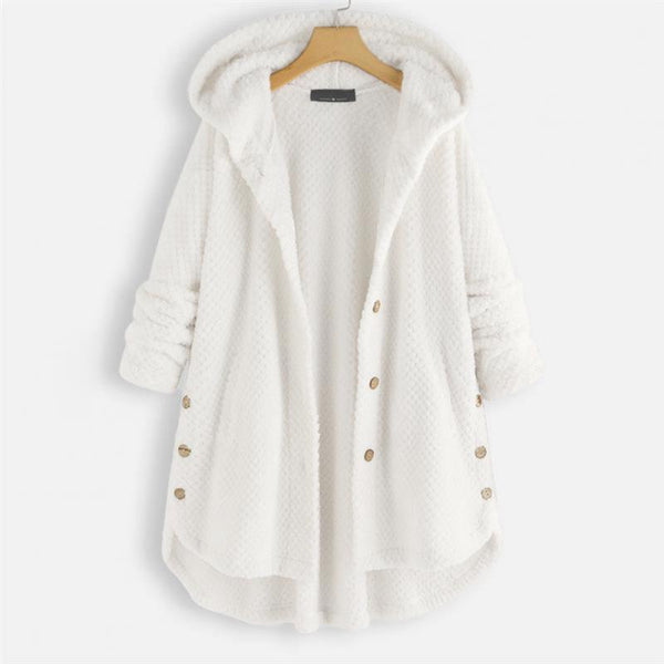 Franca™ - Jachetă din fleece cu glugă