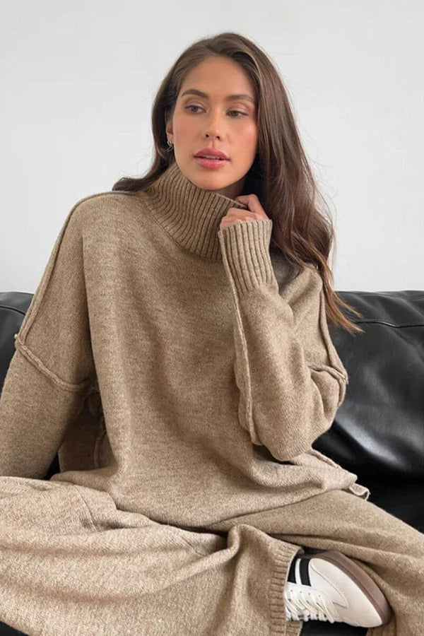 Stella - Set pantaloni largi pentru tricotat lejer