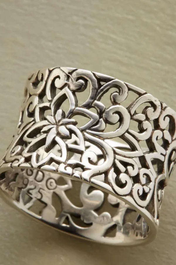 Inel gol argintiu BONNIE