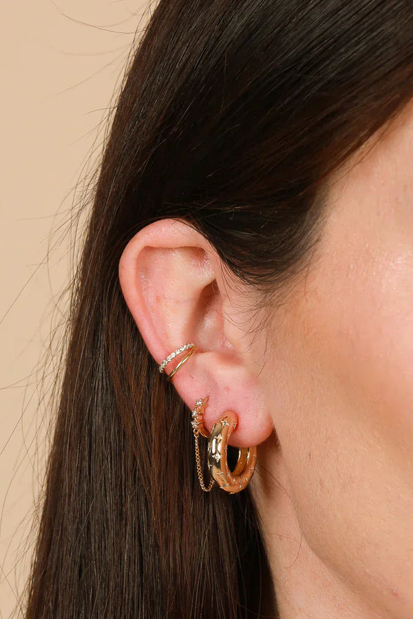 Cercei Cosmic Hoop | Aur