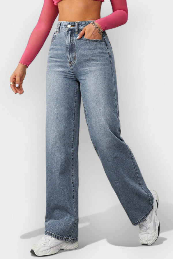 Blugi cu picior drept