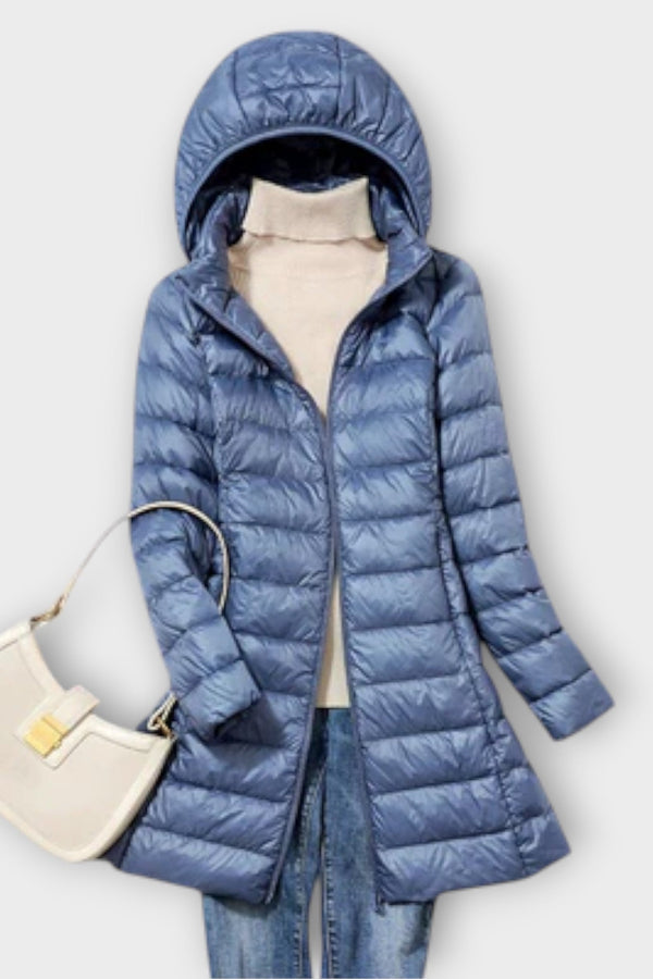 Annika - Geacă ultrușoară și rezistentă la intemperii din puf