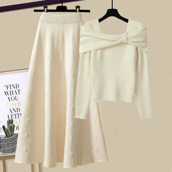 Elle™ | Set frumos din două piese cu fundă