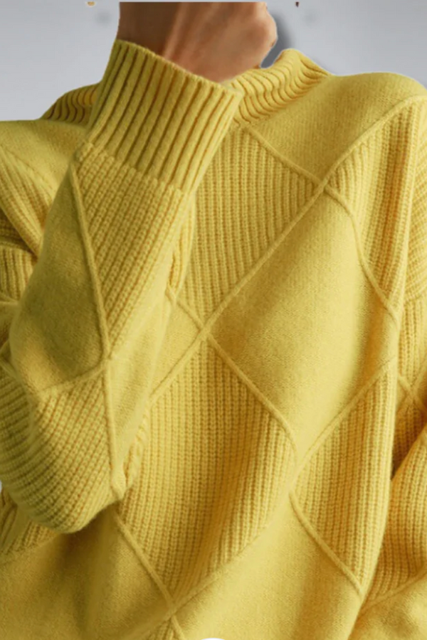 Bella - Pulover confortabil cu guler înalt