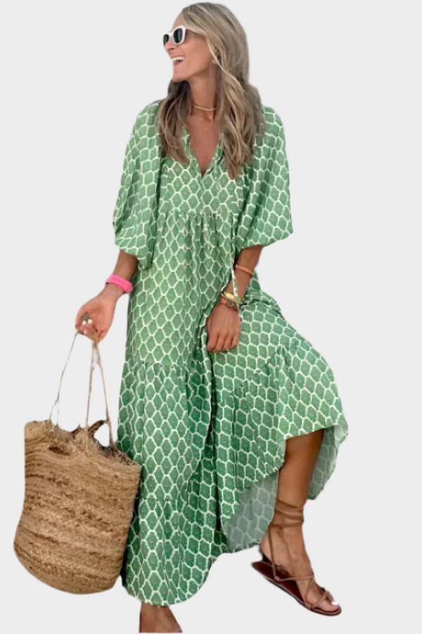 Rochie geometrică aerată