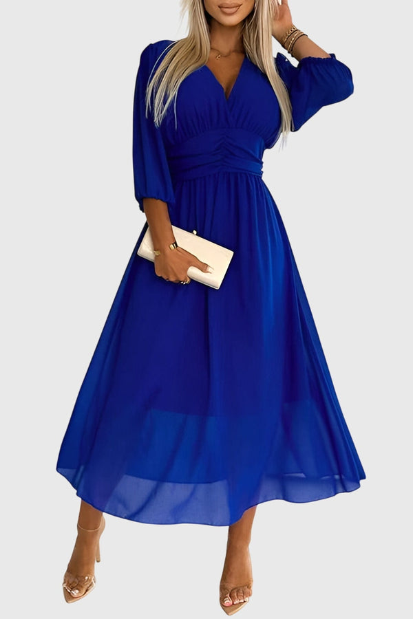 Chloe™ | Rochie ușoară din șifon mătăsos