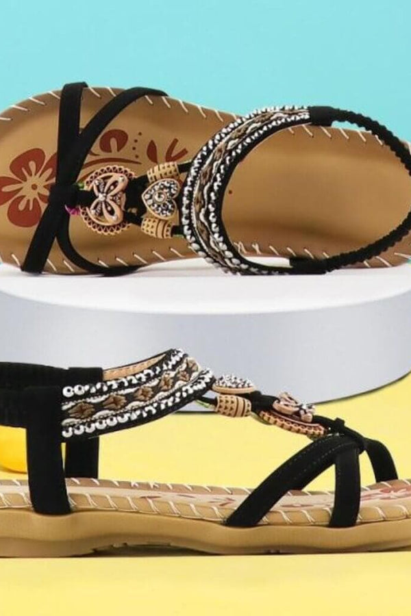 Havana | Sandale cu bandă elastică și platformă moale