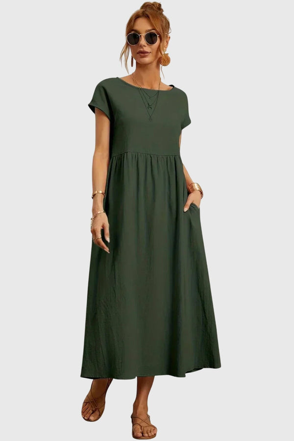 Giselle™ - Rochie casual cu buzunar