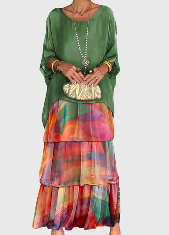 Susan™ | Rochie elegantă lungă și fluidă