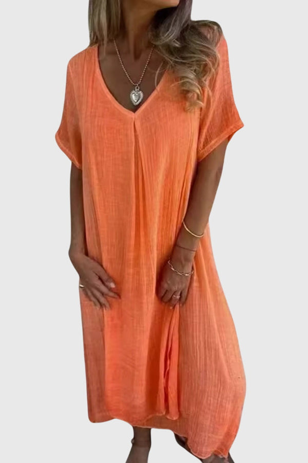 Fiona™ – Rochie elegantă ușoară cu decolteu în V