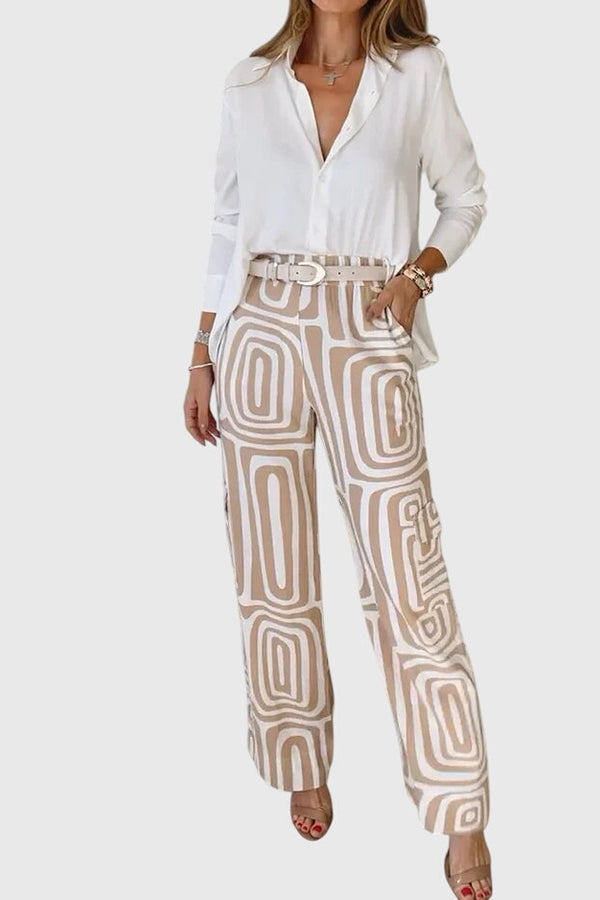 Emilia™ | Pantaloni Stilati + Bluza și Curea Gratuită