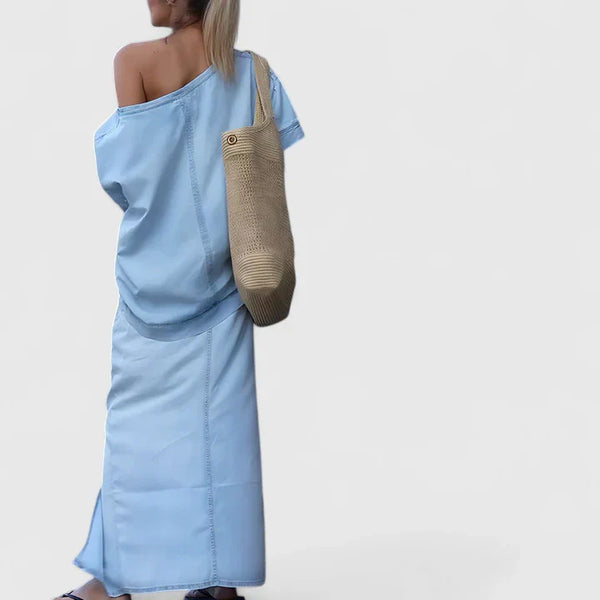 Averlynn | Set elegant fustă maxi