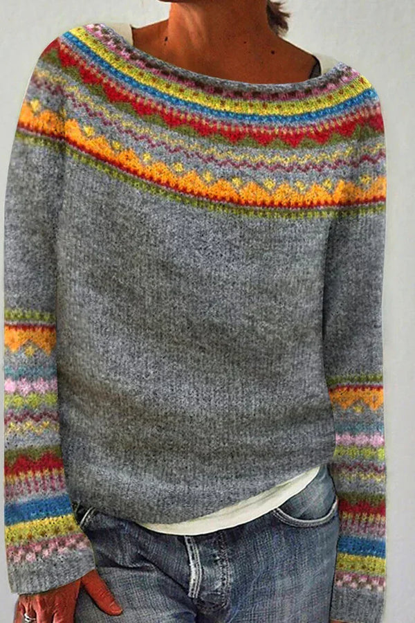 Rocio® | Retro fall sweater for style and warmth