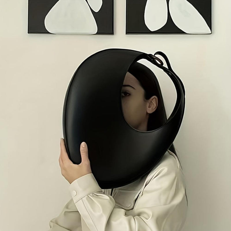 Sophia™ Modern Minimalist | Geantă Hobo Simplă și Elegantă cu Culoare Solidă