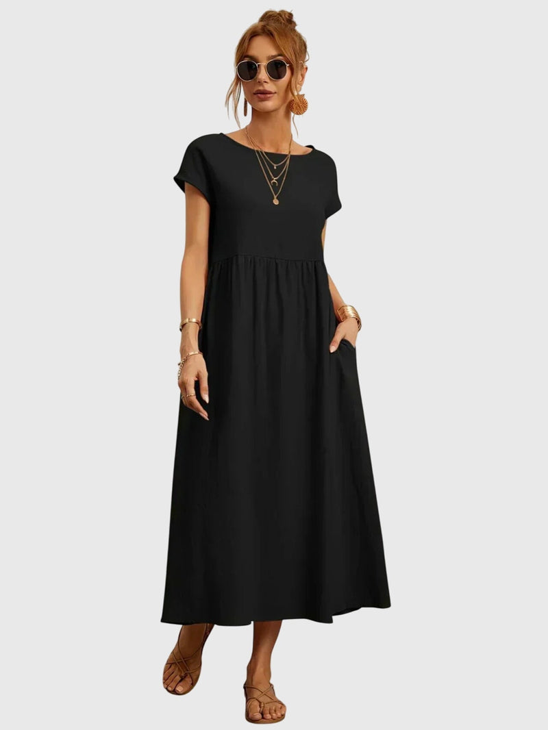 Giselle™ - Rochie casual cu buzunar