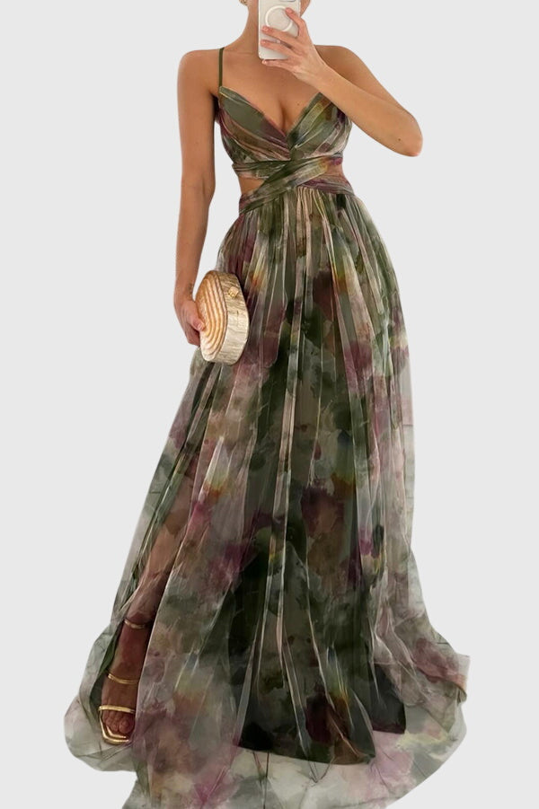Giselle™ | Rochie maxi florală