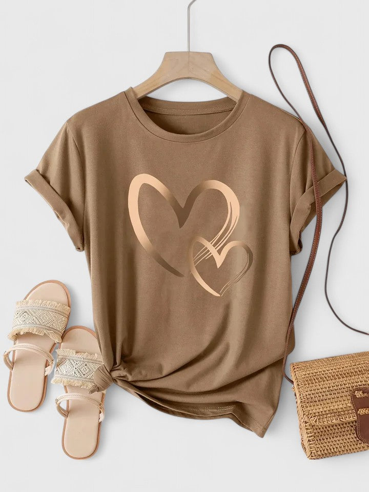 Ivanelle | Tricou confortabil cu mânecă scurtă