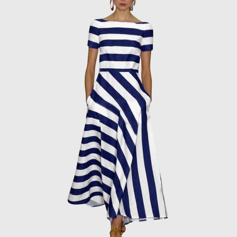 Carly™ - Rochie cu dungi