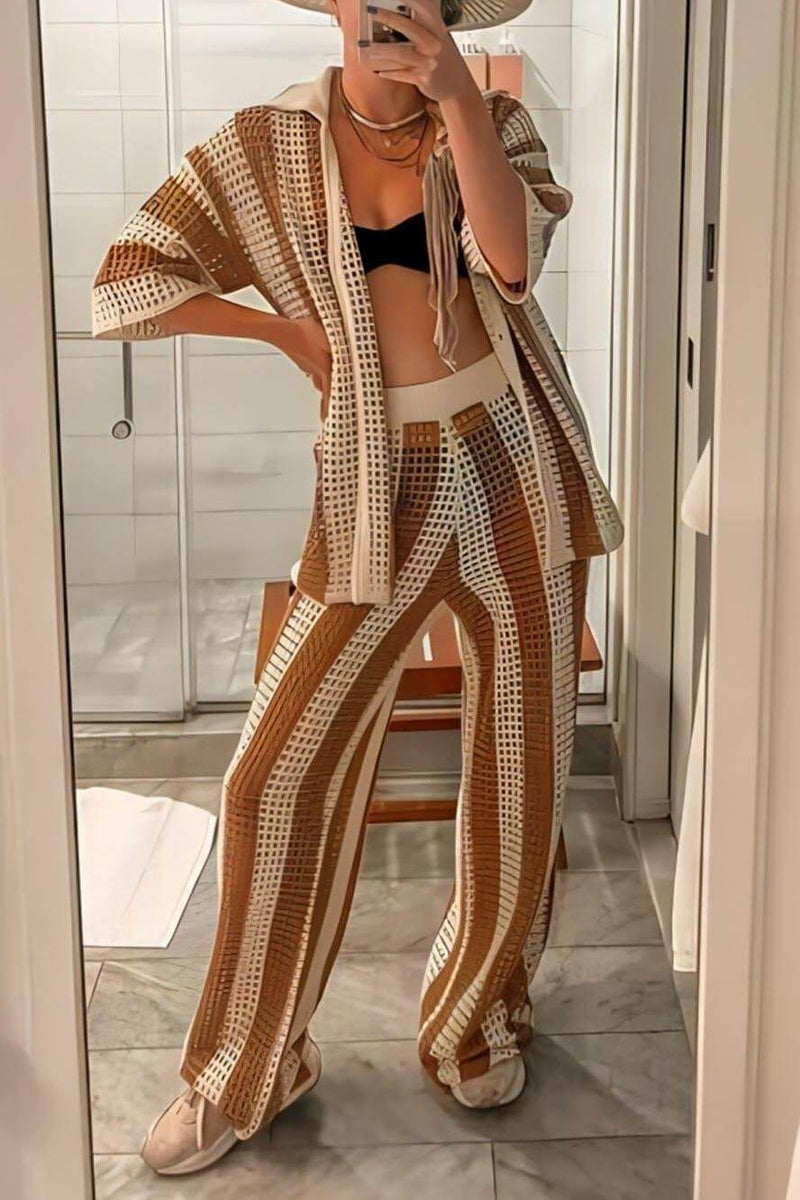 Amelia | Set cu dungi elegant și confortabil