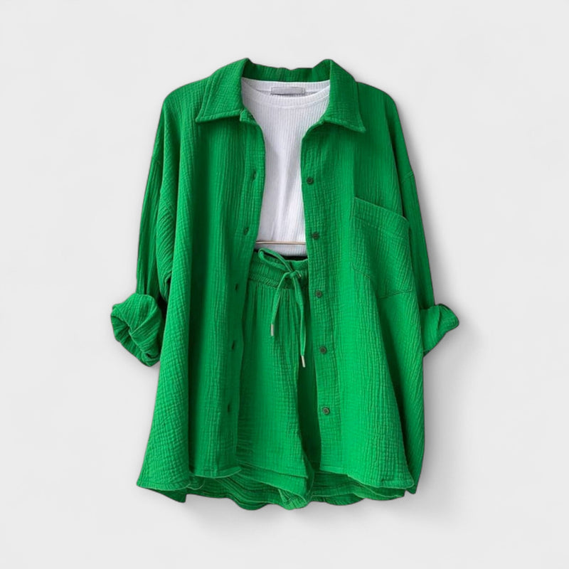 Roselina | Top și pantaloni eleganți