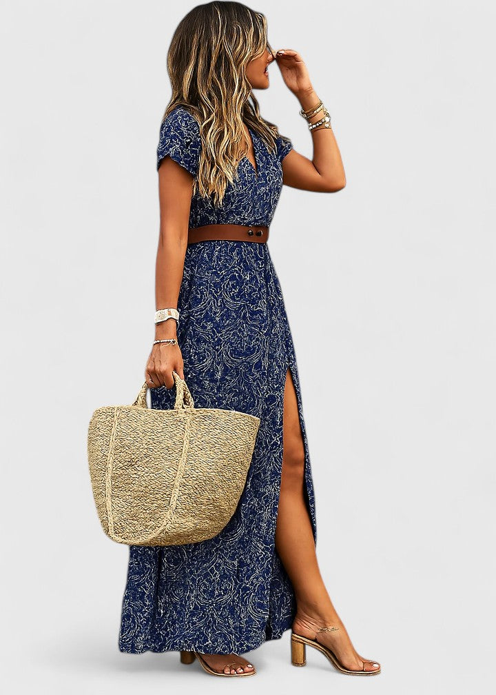 Lorraine | Rochie maxi boho stilată
