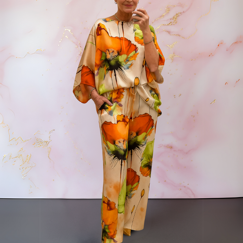 Moniek™ | Set Satin Doi Piese pentru Femei